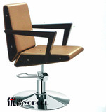 厂家直销发廊 复古欧式美发椅子 剪发椅子 理发椅子 实木扶手椅子