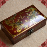 仿古首饰盒中式实木复古饰品项链手链收纳盒欧式韩国公主礼品包装