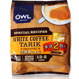 马来西亚进口 OWL猫头鹰 白咖啡速溶三合一原味600g办公室零食
