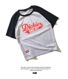 余文乐新版潮流Dickies 1922 插肩袖时尚经典纯棉短袖男女棒球T恤