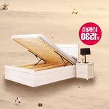 实木床白色高箱床韩式储物床欧式1.5米双人1.8米单人气动床