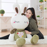 宝宝毛绒玩具兔子抱枕布娃娃公仔米菲小白兔玩偶碎花兔生日礼物女