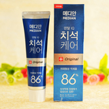 韩国爱茉莉麦迪安牙膏86蓝色 去牙石 美白牙齿 清新口气升级版