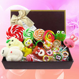 糖果礼盒装超大波板糖棒棒糖礼盒六一儿童节女友零食创意生日礼物