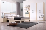 新款现代简板式床1.8米双人床带抽屉1.5米单人液压高箱储物床F22