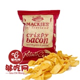 英国进口食品 哈得斯MACKIE'S 薯片 培根味40g膨化零食 特产批发