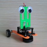 小制作 小发明 避障机器人 避障小车碰碰车益智DIY自动转向电动车