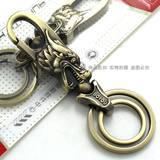 【天天特价】包邮 博友龙头钥匙扣 男士腰挂创意钥匙链汽车钥匙圈