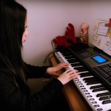 哆唻咪 电子琴成人61键钢琴键 智能初学电子琴儿童双排键电子钢琴