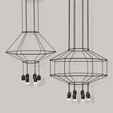 后现代几何线条吊灯简约宜家温馨客厅卧室灯个性橱窗LED装饰吊灯