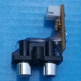 音响配件 2孔莲花座  音频输出 输入接口 AV 带焊好电路板 电阻版
