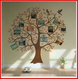 墙贴公司企业办公室文化墙装饰相片贴 纸学校教室布置照片树创意