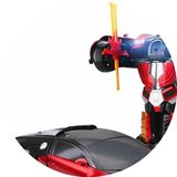 胜雄手感应一键变形遥控车 充电金刚X战神机器人汽车人男孩玩具