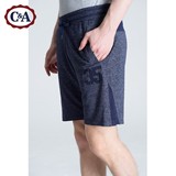 C＆A男式拼色束带休闲针织短裤 2016夏季新款时尚运动CA200175751