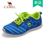 Camel/骆驼男鞋2016春季新款透气运动户外系带情侣鞋6T2397011