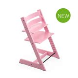 Stokke Tripp Trapp 榉木儿童餐椅成长椅+护栏套装 红色