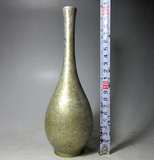 铜器 老铜器 包老日本昭和明治时代老铜器 烤漆铜花瓶4