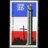 东德1966年纪念碑-纳粹进攻法国1全(斯科特价美元0.35)(XF237)