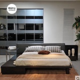 卧室榻榻米双人床1.5 实木1.8米韩日式橡木床单人实木床定制定做