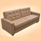 瑞信家具小户型皮沙发单双人沙发床 1.8 2米可折叠 多功能沙发床