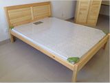 北京包邮实木床实木双人床1.5米1.8米单人床1米1.2米单层床环保床