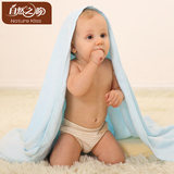 自然之吻 竹纤维浴巾  纯棉婴儿浴巾 宝宝浴巾 毛巾被 儿童浴巾