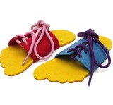 幼儿园活动区生活区区域区角玩具益智区早教玩教具材料DIY系鞋带