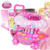迪士尼公主儿童化妆品礼盒 儿童芭比娃娃彩妆公主彩妆玩具化妆车