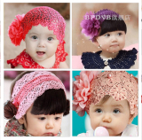 BFDVB婴儿发带发饰公主款宝宝头饰儿童配饰蕾丝大花朵时尚发箍