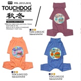 2015秋冬新款Touchdog它它狗衣服TDCL0022汉堡包四脚衣连体打底衫