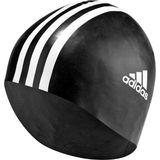 英国直邮阿迪达斯正品Adidas 3 Stripe 专业竞赛硅胶游泳帽