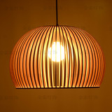 欧式实木质吊灯宜家客厅书房卧室原木艺术灯具现代简约餐厅创意灯