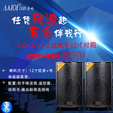 LQ-D112 浪琪舞台专业音箱 单12寸双音箱 大喇叭大功率高音质音箱