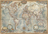 现货 西班牙Educa 进口拼图 世界行政地图 1500片 雷诺瓦