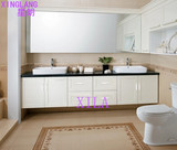 浴室柜美式欧式橡实木大吊柜台上洗手盆大理石卫浴柜卫生间洗脸池