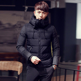 冬季时尚潮流男士羽绒服韩版修身情侣款羽绒服加厚保暖男鸭绒外套