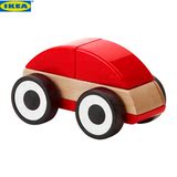 【宜家IKEA正品代购】利乐宝 玩具车/儿童木制塑料小汽车(红色)