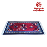 藏族地毯藏式地毯 纯羊毛地毯 藏式图案地毯 卡垫 坐垫