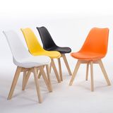 特价伊姆斯北欧实木餐椅现代简约家用餐厅凳子椅子简易洽谈书桌椅