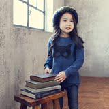 童装2016春装新款韩版女童卫衣儿童宝宝外套上衣长袖T恤纯棉春秋