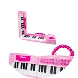 欧锐电子琴女孩多功能3-6岁手提折叠儿童小钢琴宝宝音乐玩具 6657
