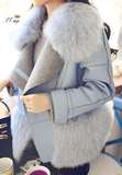 秋冬新款韩版系带过膝羊绒呢子大衣修身超长款加棉加厚毛呢外套女