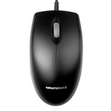 Newmen新贵N107光电办公有线鼠标USB 1.8米线电脑笔记本游戏滑鼠
