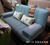 可折叠实木沙发床三人1.9米小户型客厅布艺多功能沙发1.8米1.5米