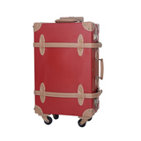 时尚外贸韩国复古拉杆箱万向轮20 22寸登机手提箱子旅行箱 女皮箱