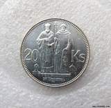 捷克斯洛伐克1941年20克朗 银币