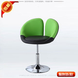 皮革电脑椅 理发店铺升降旋转椅 海绵简易现代时尚绿色欧式椅包邮