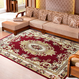 奢华欧式客厅茶几地毯手工雕花混纺美式现代简约地毯特价 博尼亚