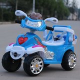 儿童电动车三轮四轮童车男女可坐宝宝遥控电瓶摩托车1-2-3-4岁