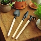 园艺铲工具铲/耙/锹 园林工具 迷你三件套 种花 花具园艺工具套装